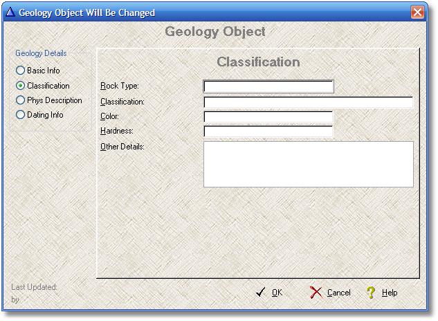 Geology Object page 2