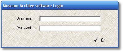 Login dialog