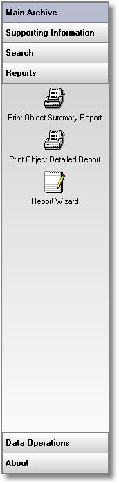 Report menu